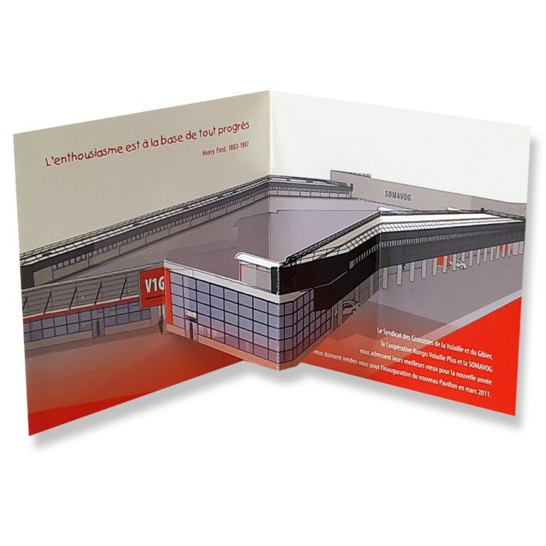 CARTE POP-UP à contre-pli
