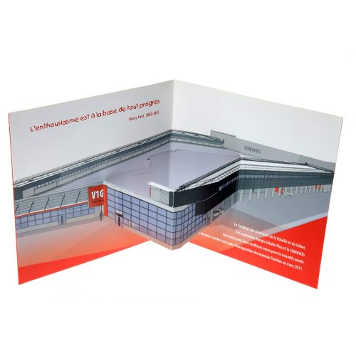 CARTE POP-UP à contre-pli