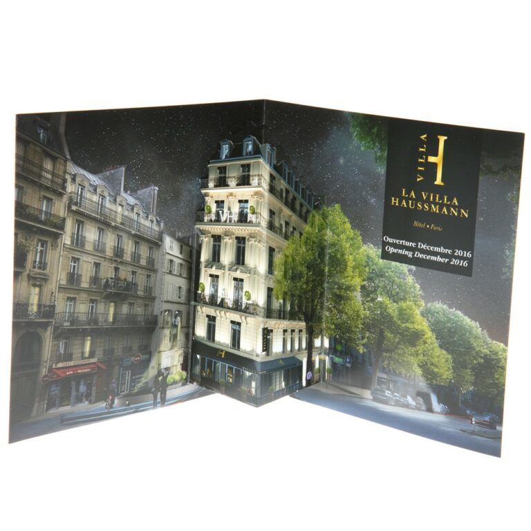CARTE POP-UP immeuble, bâtiment.