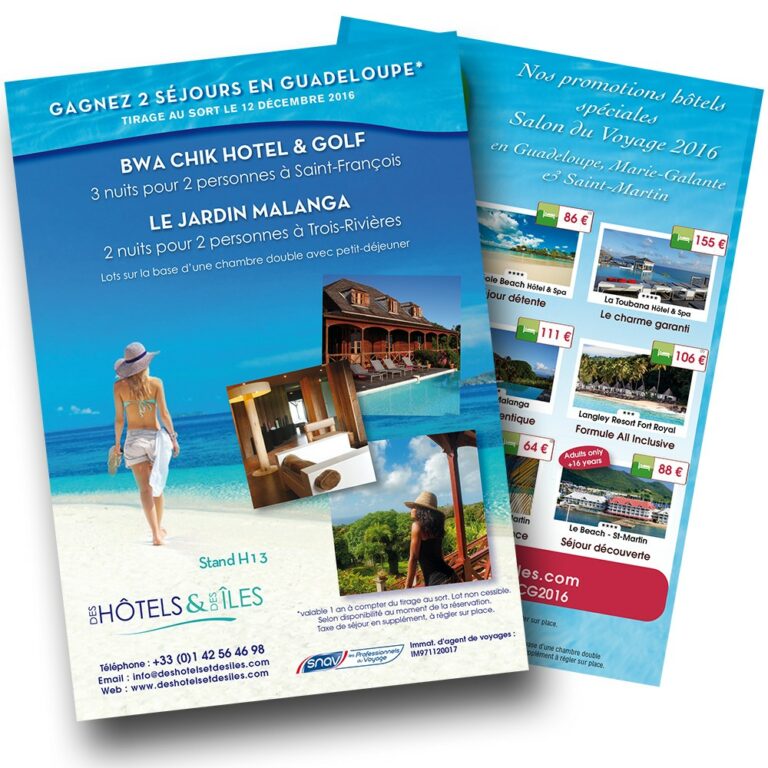 Gardez le lien avec vos client avec les dépliants et les flyers