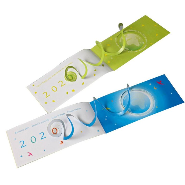 CARTE POP-UP spirale archimed