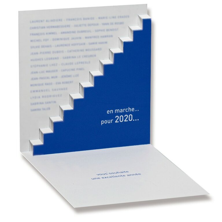 CARTE POP-UP escalier