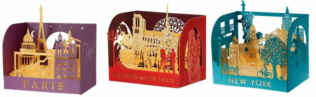 Nos dioramas de destinations : Paris, New York, Londres, Viennes...