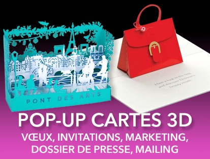 carte de vœux pop-up