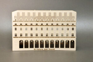 Diorama de la Fondation Cartier pour l'art contemporain réalisé par www.mh-editions.fr